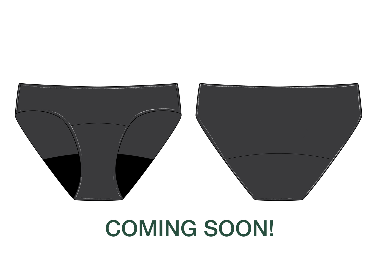 Women's Leakproof Underwear - Bikini - Black