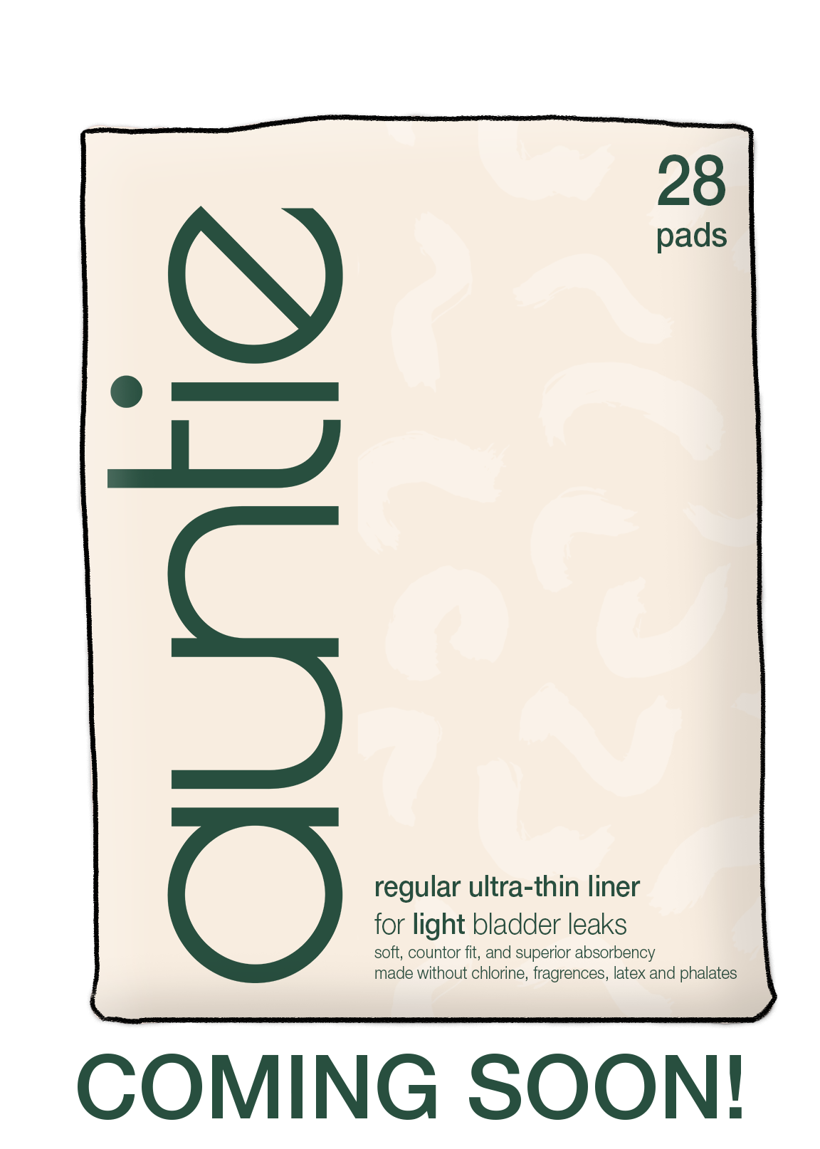 Light Liner for Period & Pee, Long Length: 2 Drops